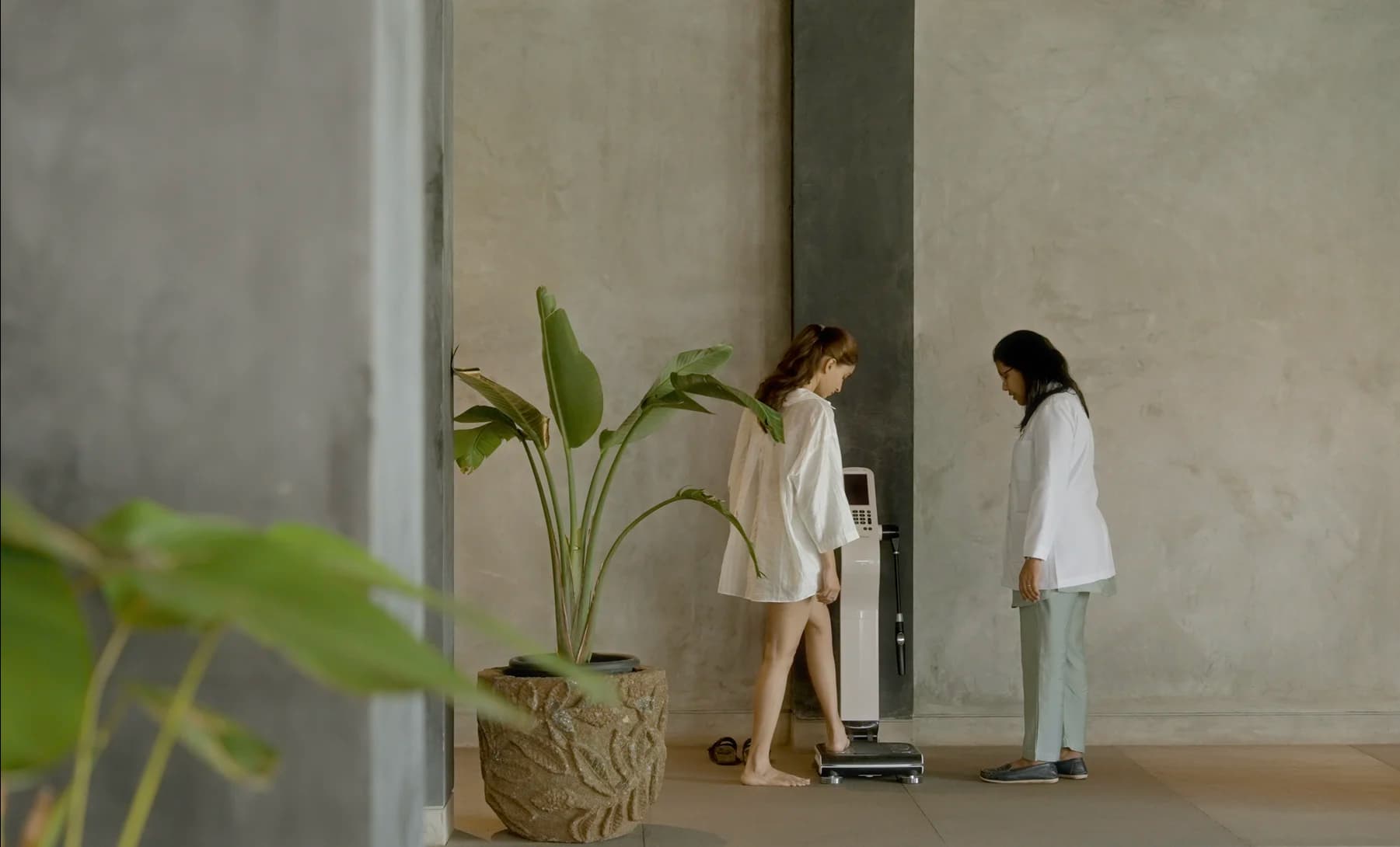 Chef and team in healing kitchen